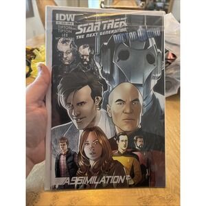 STAR TREK TNG DOCTOR WHO ASSIMILATION 2 #1  Squared 2012 Mint Condition